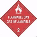 Accuform DOT PLACARD HAZARD CLASS 2  GASES MPLSP3MG10 MPLSP3MG10